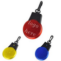 Round Flashing LED Light Up Clip Reflectors